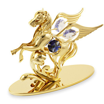 CRYSTOCRAFT水晶飛馬/馬到成功擺件 車飾會(huì)議開業(yè)商務(wù)禮品 送領(lǐng)導(dǎo) 金色U0335-001-GMX【圖片 價(jià)格 品牌 報(bào)價(jià)】-